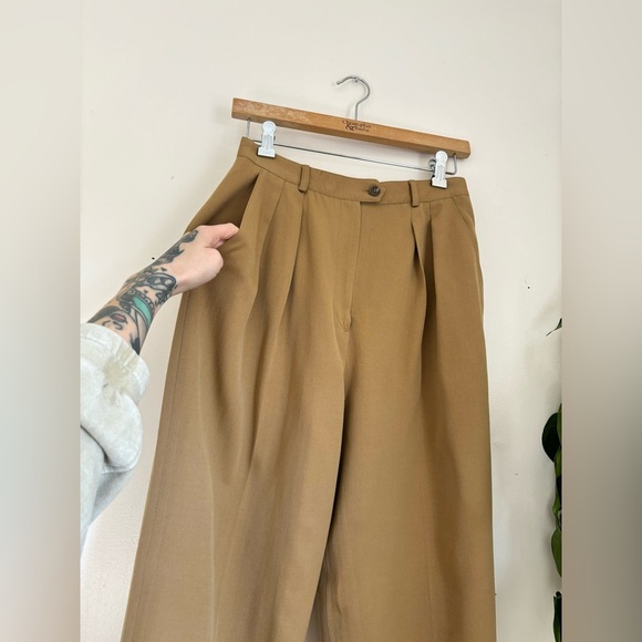 Ralph Lauren caramel wool trousers - Picture 5 of 8